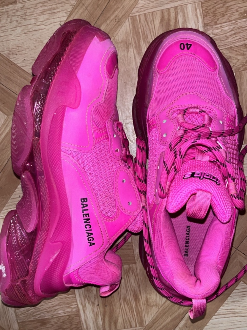 Pink Triple S Balenciaga
